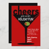 応援マルティーニホリデークリスマスパーティー 招待状 (正面/裏面)