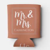 応援ミセス・テラコッタ結婚式の引き出物クーラーボックス 缶クーラー (裏面)