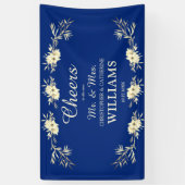 応援ミセス・ブルーフローラ結婚ズ 横断幕 (縦)