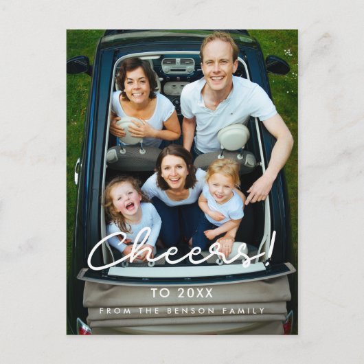 応援ミニマリスト休日の写真 ポストカード (正面)