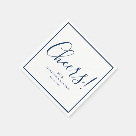 応援ミニマルとシック | ナプキ結婚ンス スタンダードカクテルナプキン (角)