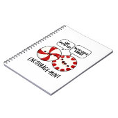 応援ミントユーモアキャンディー駒 ノートブック (左側)