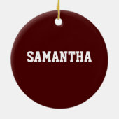 応援メガホンオーナメント2 セラミックオーナメント (裏面)