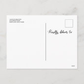 応援モダンから2026年新年の台本の写真 シーズンポストカード (裏面)