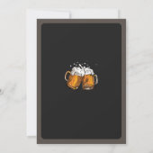 応援モダンとビアーズ50th誕生日招待状 招待状 (裏面)