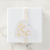 応援モダンの結婚日付 フェイバータグ (箱)