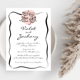 応援モダンドードレ結婚ス 招待状