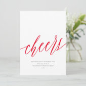 応援モダンノンフォトビジネスホリデーカード シーズンカード (スタンド正面)