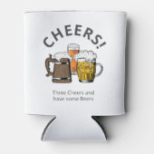 応援モダンマンガのビールのカスタマイズ 缶クーラー (正面)