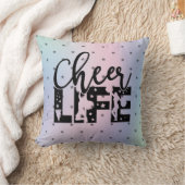 応援ライフグラマラスチアリーティング星勾配 クッション (ブランケット)