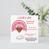 応援ラブバレンタインハートカクテルパーティー 招待状 (スタンド正面)