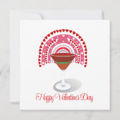 応援ラブバレンタインハートカクテルパーティー 招待状 (裏面)