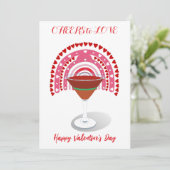 応援ラブバレンタインハートカクテルレインボー シーズンカード (スタンド正面)