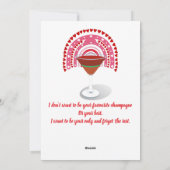 応援ラブバレンタインハートカクテルレインボー シーズンカード (裏面)