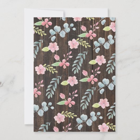 応援ラブワインテイスティングブライダルシャワー招待状 招待状 (裏面)