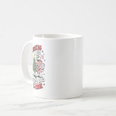 応援ランニングのオンコーヒー&クリスマス コーヒーマグカップ (正面左)