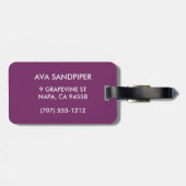 応援ワインカントリー荷物タグ ラゲッジタグ (裏面横)