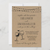 応援ワインテーマワイナリーワインテーマ結婚ズ 招待状 (正面)