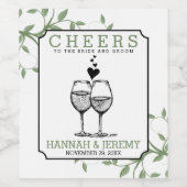 応援ワインボトルラベル ワインラベル (シングルラベル)