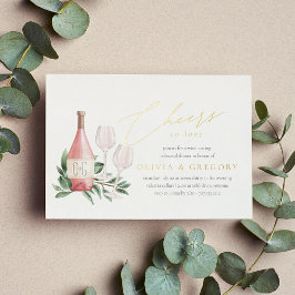 応援ワイン試飲リハーサルディナー 箔招待状