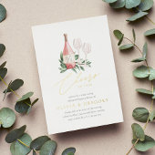 応援ワイン試飲リハーサルディナー 箔招待状