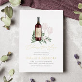 応援ワイン試飲リハーサルディナー 箔招待状