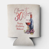 応援ワイン30歳の誕生日 缶クーラー (裏面)