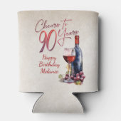 応援ワイン90誕生日 缶クーラー (裏面)