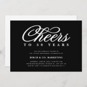 応援事業記念日招待状 招待状 (正面/裏面)