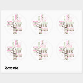 応援交差 ラウンドシール (シート)