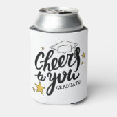 応援卒業グラフィック最高のス卒業パーティー 缶クーラー (缶裏面)