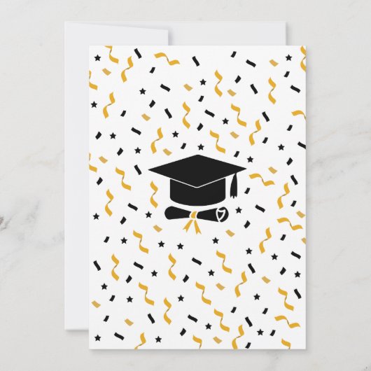 応援卒業党 招待状 (裏面)