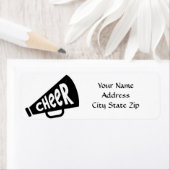 **応援又はチアリーダー**住所 シール (インサイチュ)