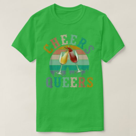 応援同性愛者 Tシャツ (デザイン正面)