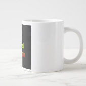 応援名言 #124 ジャンボコーヒーマグカップ (右)