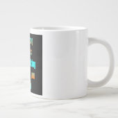 応援名言　#142 ジャンボコーヒーマグカップ (右)