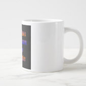 応援名言 # 155 ジャンボコーヒーマグカップ (右)