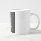 応援名言 #201 ジャンボコーヒーマグカップ (右)