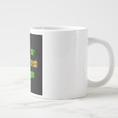 応援名言 #224 ジャンボコーヒーマグカップ (右)