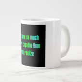 応援名言 # 279 ジャンボコーヒーマグカップ (正面右)