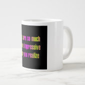 応援名言 # 291 ジャンボコーヒーマグカップ (正面右)