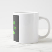 応援名言 #323 ジャンボコーヒーマグカップ (右)