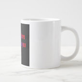 応援名言 # 77 ジャンボコーヒーマグカップ (右)