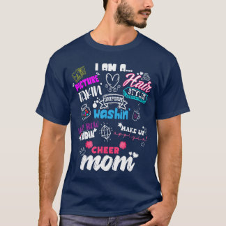 応援団ママのための楽しいチアリーディングママ  Tシャツ