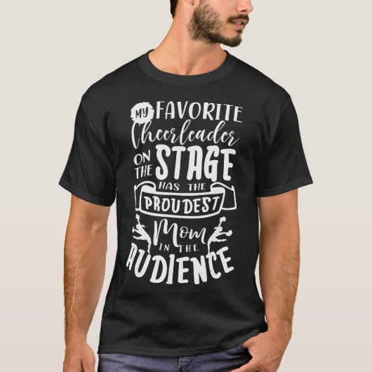 応援団ママ 応援 団 チアリーディング  Tシャツ (正面)