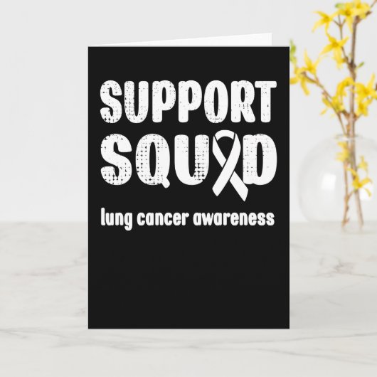 応援団肺がん認識度家族 カード (黄色い花)