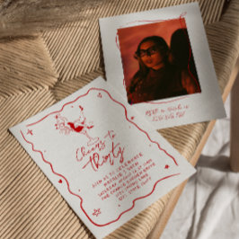 応援図解入りの、写真付きのから330番目の写真誕生日 招待状