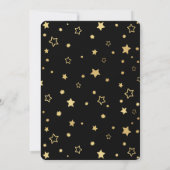 応援大晦日パーティの招待状/ブラック 招待状 (裏面)