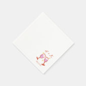 応援婚約パーティ結婚ズカクテル スタンダードカクテルナプキン (角)