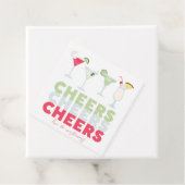 応援応援応援カクテルプレゼントメッセージカード フェイバータグ (インサイチュ)